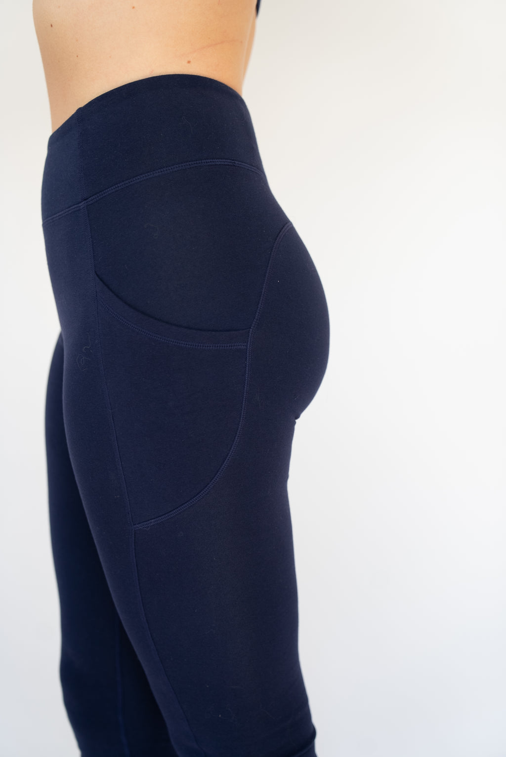 Lavoréa Everyday Leggings in Navy Blue, organic cotton, photo 5 of 10