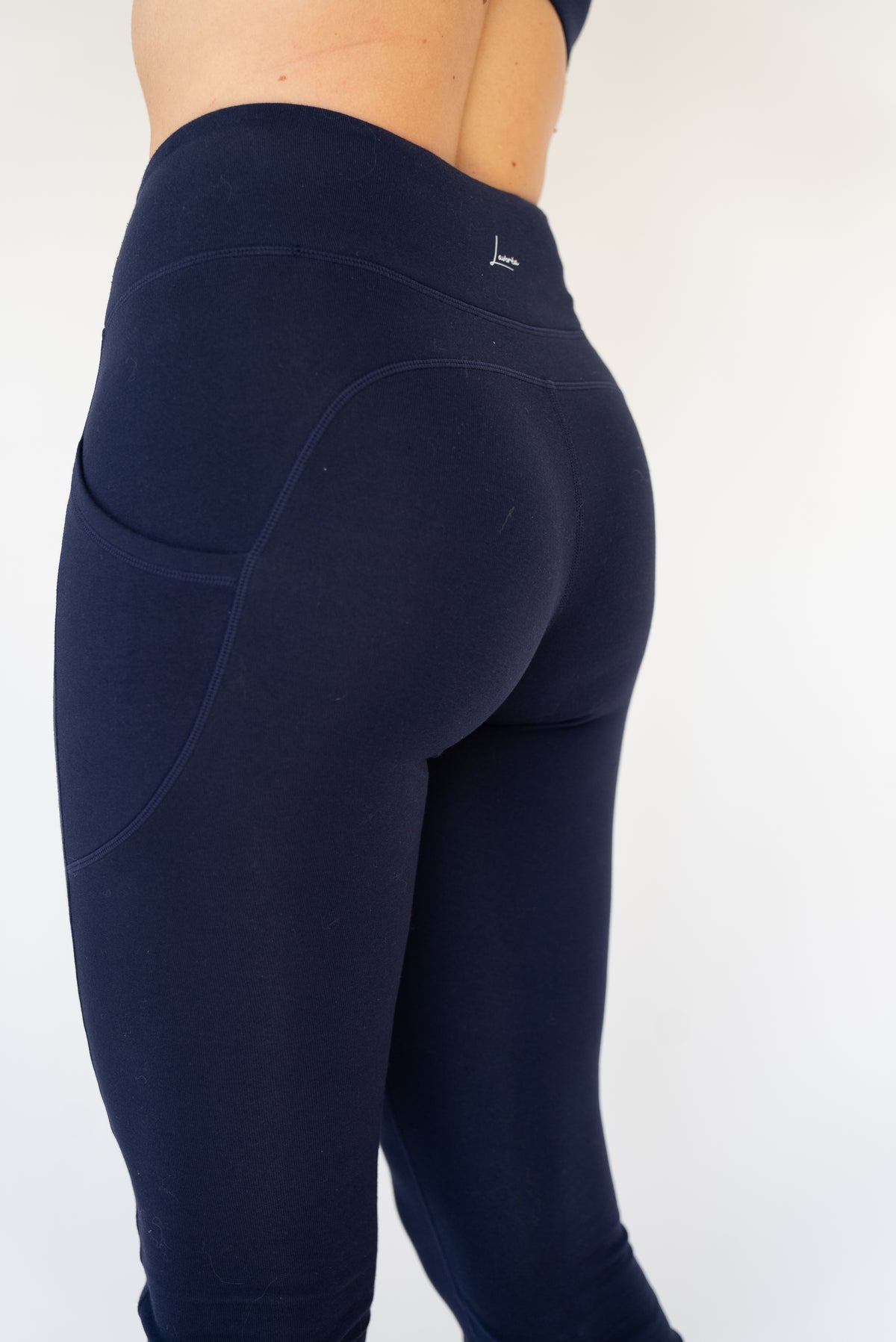 Lavoréa Everyday Leggings in Navy Blue, organic cotton, photo 6 of 10
