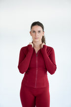 Lavoréa Training Jacket with Pockets in organic cotton, front view
