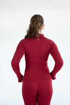 Lavoréa Training Jacket with Pockets in organic cotton, back view