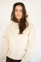 MoNa The Label oversized beige hoodie in heavyweight organic cotton, view 6