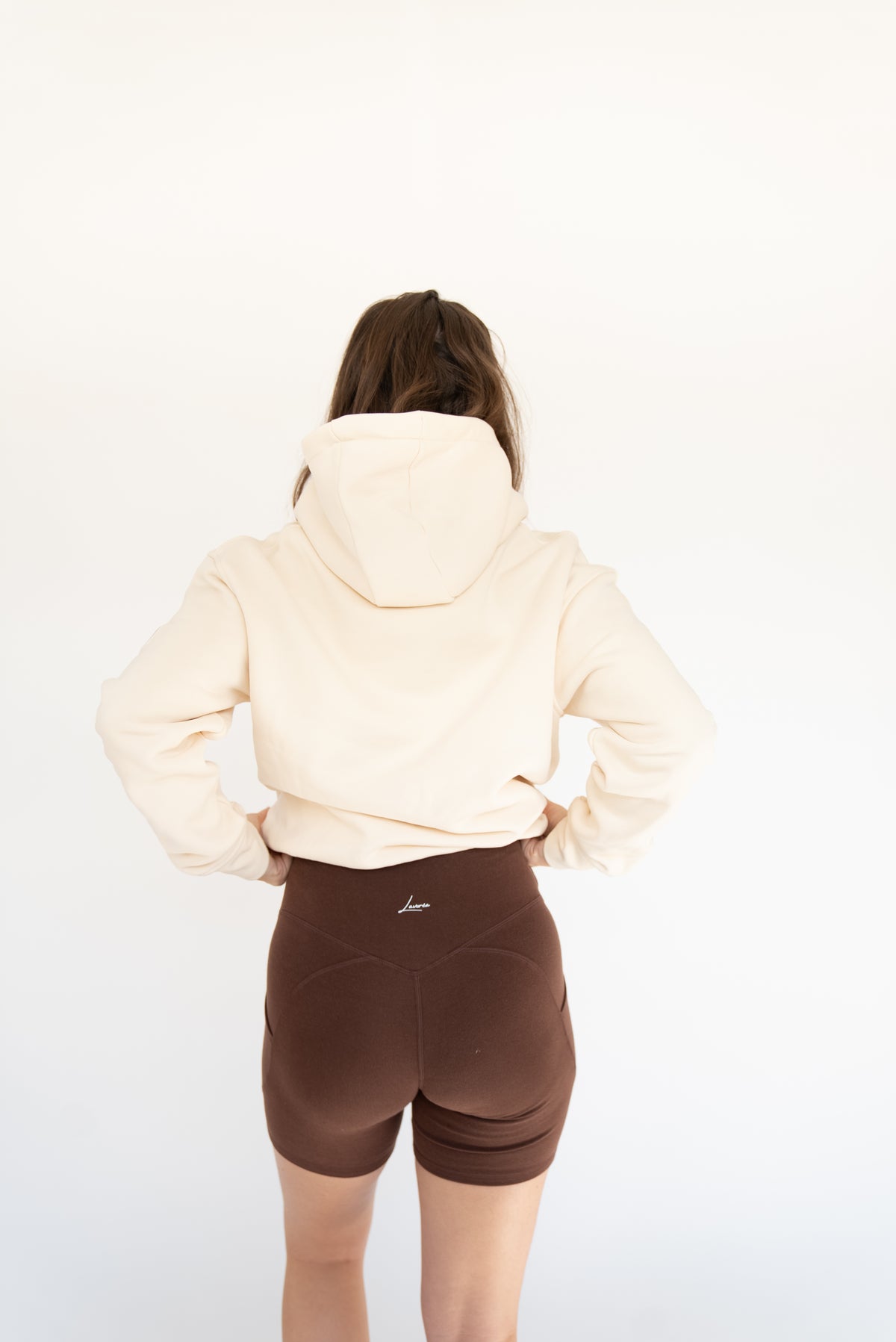 MoNa The Label oversized beige hoodie in heavyweight organic cotton, view 5